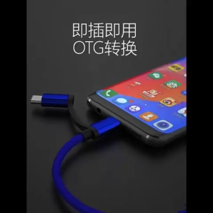 2 in 1 USB OTG Cable Adapter Micro USB Type C To USB Converter USB3.0 Data Sync Transmission Mini Short Microusb Cable