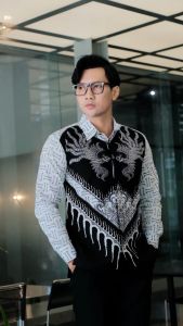 WOUBATIK - Kemeja Batik Sanggit Slimfit Lapis Furing KP 287