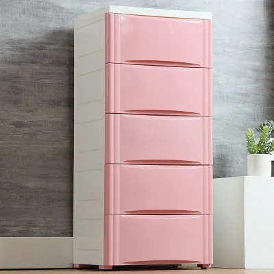 Thickened Large Size Plastic Multi-layer Wardrobe Drawer Style Storage Box Childrens Toy Organizer Clothing Storage Cabinet