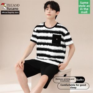 TUCANO | Cool Comfortable Breathable Mens Cotton Pajama Set