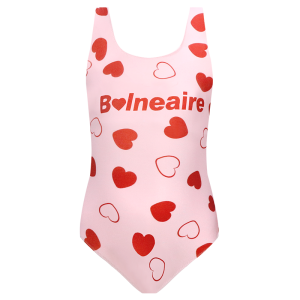 Vanderan Joint Childrens Triangle One-Piece Swimsuit Girls Sunscreen Anti-Chlorine Red Heart Swimming Suit New 2025