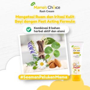 KRIM BAYI RUAM POPOK | MAMAS CHOICE BABY RASH CREAM (ORIGINAL 100% BPOM)