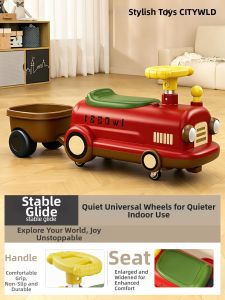 YUEZHANJINGDU | Child Safety Rocking Horse Push Ride-on 1-3 Years