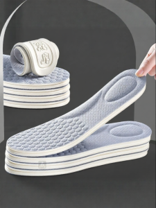 LINGMIAO | Sweat Absorbing Odor Prevention Breathable Antibacterial Long Standing Comfort Male Insoles