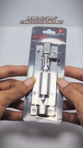 Grendel Slot Pintu / Slot Jendela VPR 4" Stainless Steel / VPR Grendel Pintu Jendela 4 inch SS Tower Bolt Kuat Tahan Karat VPR