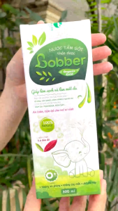 (Mua 4 Tặng 1) Nước Tắm Gội Thảo Dược Bobber Organic Sạch Da và Tóc Ngừa Mụn Rôm Sảy Hăm Tã Cứt Trâu Cho Bé