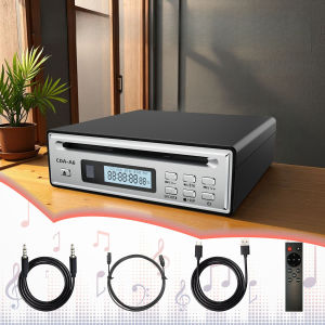 Hi-Fi Portable Bluetooth CD Player Home CD Ripper HiFi Audio CD Player Desktop CD Player With Bluetooth Input And Output
