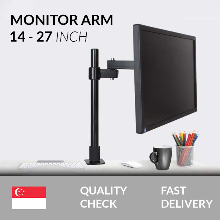 Singapore Adjustable Monitor Arm 1427 Inch Ergonomic Desk Mount