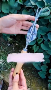 32cm/30cm Manual Weeder Handheld Gardening Digging Puller Wood Handle Weeding Hand Fork