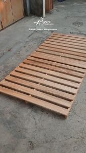 Renjana Palet Alas Tempat Tidur Kayu Lesehan Ukuran Single bed 90x200cm Divan Base Kayu Palet Desain Minimalis Tempat Tidur - Lazada