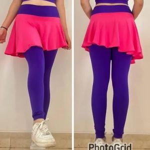 Leging rok miring untuk senam gym fitness zumba