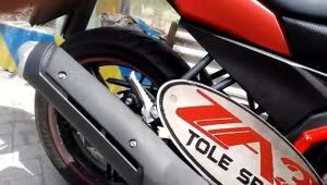Knalpot Standar Racing Yamaha Vixion New Old Leher Bluemoon