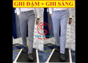 Combo 2 Quần tây nam hàn quốc loại quần dầy dặn vải co giãnống côn Slimfit cao cấp nhiều combo không nhăn không xù không ra màu mềm mịnthoáng mát thấm hút mồ hôi tốt Quần âu cao cấp ống côn phù hợp cho học sinh sinh viên nhân viên công sở