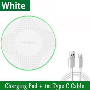 30W Wireless Charger Pad Stand Desktop Ultra-thin Mobile Phone Fast Charging Dock Station For IPhone17-12 Samsung S26-S21 Xiaomi