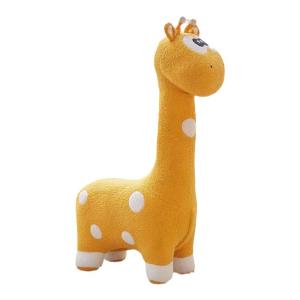 Large Size Giraffe Seat Cushion Plush Toy Chair Decoration Moving Gift for Children And Adults Modern Style Wooden Frame Chair
