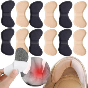 6Pairs Heel Insoles Patch Pain Relief Anti-wear Cushion Pads Feet Care Heel Protector Adhesive Back Sticker Shoes Insert Insole