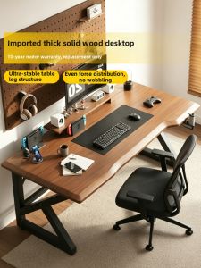 Multi-Purpose Student Gaming Study Computer Desk Solid Wood