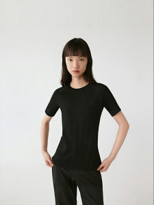ICICLE | Easy Care Wool Stretch Knit T-shirt