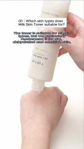 TIRTIR Milk Skin Refreshing Toner Moisturizing & Soothing Lightweight Hydration For All Skin Types 150ml