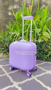 (616) Koper Sultan All Varian Warna Ukuran 18 20 24 Inch Gagang Kuat Nyaman ABS dengan Kunci High-end Lock Roda 360 Derajat Antibaret Anti Penyok Kabin Stylish Logo Smile