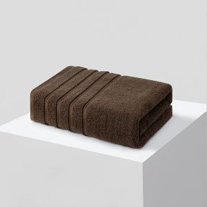 1pc 100% Cotton Bath Towel Soft Absorbent Solid Dark Green Black Beach Towel For Hotel Home Gym SPA 70*140cm Drop Shipping