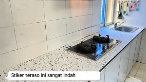 Stiker Marmer Lantai Anti Air & Perekat Diri Kamar Mandi 3M