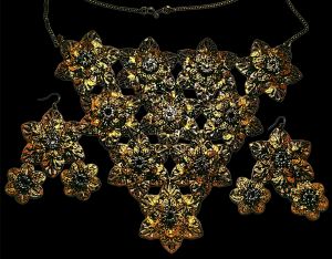 Kalung Baju Bodo modern terbaru set anting Baju bodo