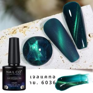 NAILCO โปร่งใส Cat Eye Gel คริสตัลแม่เหล็กเจลเล็บเล็บกึ่งถาวรเคลือบเงา UV เจลเล็บ Art Vernis Soak