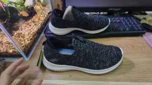 Giày chạy bộ Skechers Untra Flex II 149426 cho nữ màu Ghi Xám