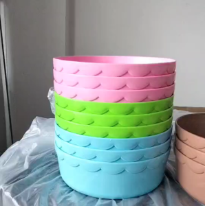 ขัน ขันน้ำ ขนาด 19 ซม. แพ็ค 12 ใบ (1โหล) คละสี ขันตักน้ำ ขันน้ำพลาสติก ทน หนา แข็งแรง