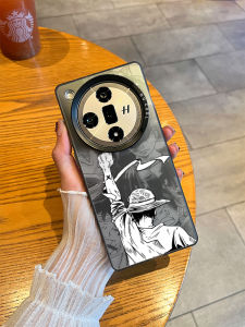 OPPO Find X9/X8/X7/X6 Durable Hard Soft Shell Case for Men Based on One Piece Anime Black And White Cartoon Design Ultra Version