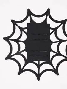 6/12pcs Halloween felt knife and fork bag spider web bat shaped Halloween party table decoration knife and fork storage set