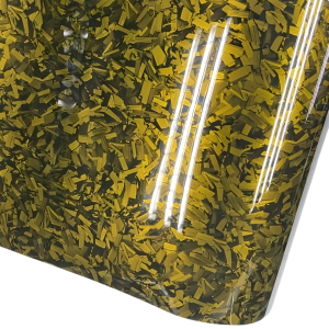 50*300cm Ultra Glossy Forged Carbon Fiber Vinyl Car Wrap Sticker Film Durable Weatherproof Sticker Easy to Install for Auto & Mo