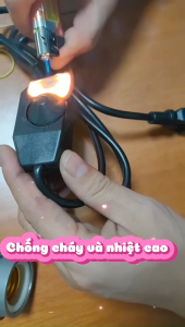 Đui đèn bóng sưởi sứ có chiết áp phích cắm