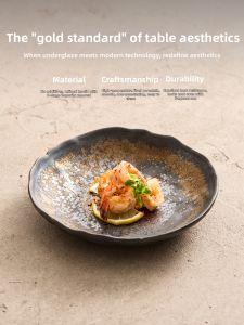 YOGEHOME | Irregular Ceramic Dinner Plate