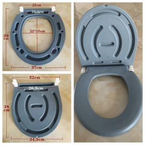 เก้าอี้ห้องน้ำสำหรับผู้สูงอายุที่นั่งชักโครกที่นั่งชักโครกรูปตัว O สำหรับผู้ป่วยหญิงตั้งครรภ์