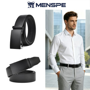 MENSPE Fashion Belt Mens Business Leisure Belt Stylish Automatic Buckle Belt Youth Sports Pant Belt Stylish Simple Nice Waistband Durable Belt