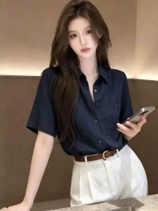 Loowmane | Elegant Linen Short Sleeve Shirt
