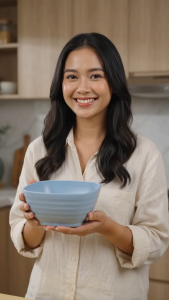 Nipiin Wheat Straw Bowl Multifunctional Bowls Square Eco-friendly Bowl