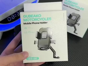 Dudukan Hp Multifungsi Universal Rotasi 360° Warna Hitam Pekat untuk Motor dan Sepeda - Model XY-089