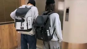 Schoolbag Large Capacity Mens Backpack Computer Laptop Backpack Gaming Casual Trendy Mountaineering Bag For Business