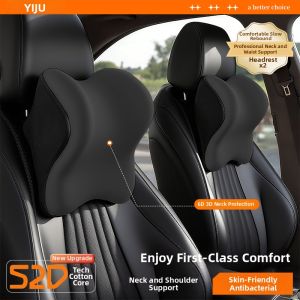YIJU | Neck and Lumbar Support Cushions for Car