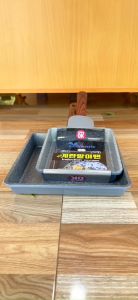 Chảo vuông Ecoramic Size 16x19cm/21x24cm Chảo đúc trứng vân đá đáy từ chống dính Ecoramic Hàn Quốc