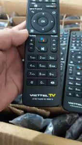 Điều khiển đầu thu Viettel TV Box 4K Viettel Android TV box điều khiển giọng nói