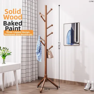 SHANNAIER | Single Rod Freestanding Coat and Bag Stand