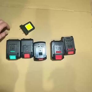 PINSEN High Quality Power Tool Parts LED Work Light socket size is adjustable and is suitable for all types of lithium batteries  20V-21V Li-ion Battery High Brightness Outdoor Searchlight Multifunctional LED lighting lamp