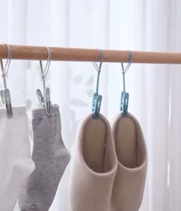 [COZZY] Klip Baju Plastik/Plastic Clip Rope Steel Drying Clip Windproof Steel Cloth Clamp Laundry Drying Pin Hanger Klip Baju/优质塑料夹