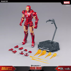 Marvel Iron Man MARK III Fondjoy 1/12 Ratio Models Kit Infinity Saga MK3 Mecha Assembly Action Figure Joint Movable Kids Toys