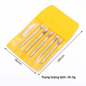 13 Chiếc Bộ Tua Vít Chính Xác 0.6-2.0 Mm Thép Có Độ Cứng Cao Micro Cross Bộ Dụng Cụ Sửa Chữa Cho Thợ Đồng Hồ Kính Trang Sức Tháo Lắp