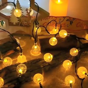 Solar String Lights Outdoor: A Guide to Waterproof 20/50/100LED Solar Power Crystal Balls